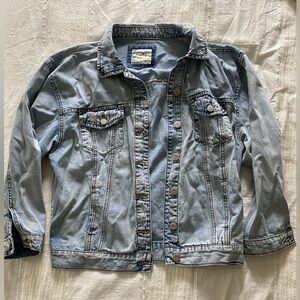 Mudd Small light wash Jean Jacket with distressing